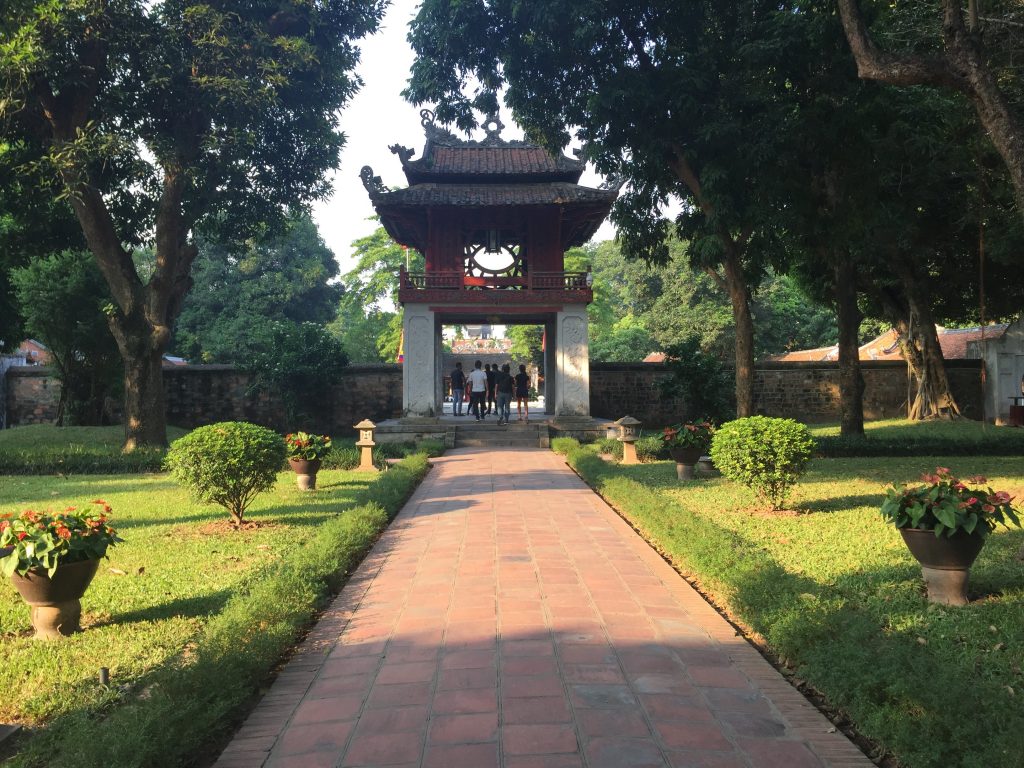 Temple de la litterature Hanoi Vietnam Nord