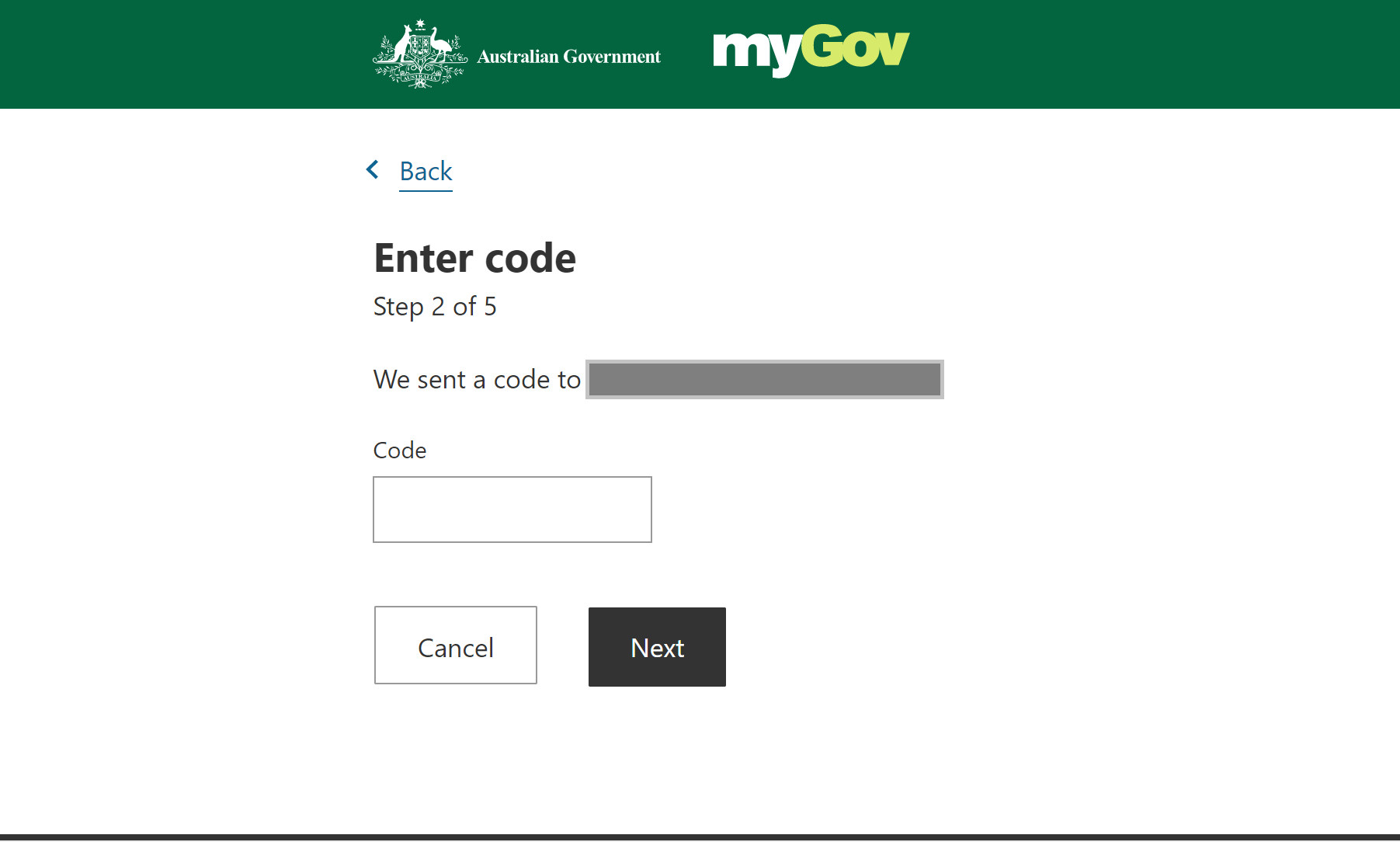 Entrer code de vérification adresse email superannuation australie spécial covid